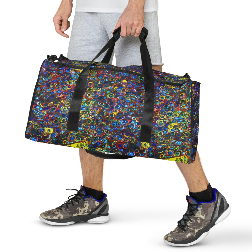 Vortex Mosaic on Duffle Bag — Front