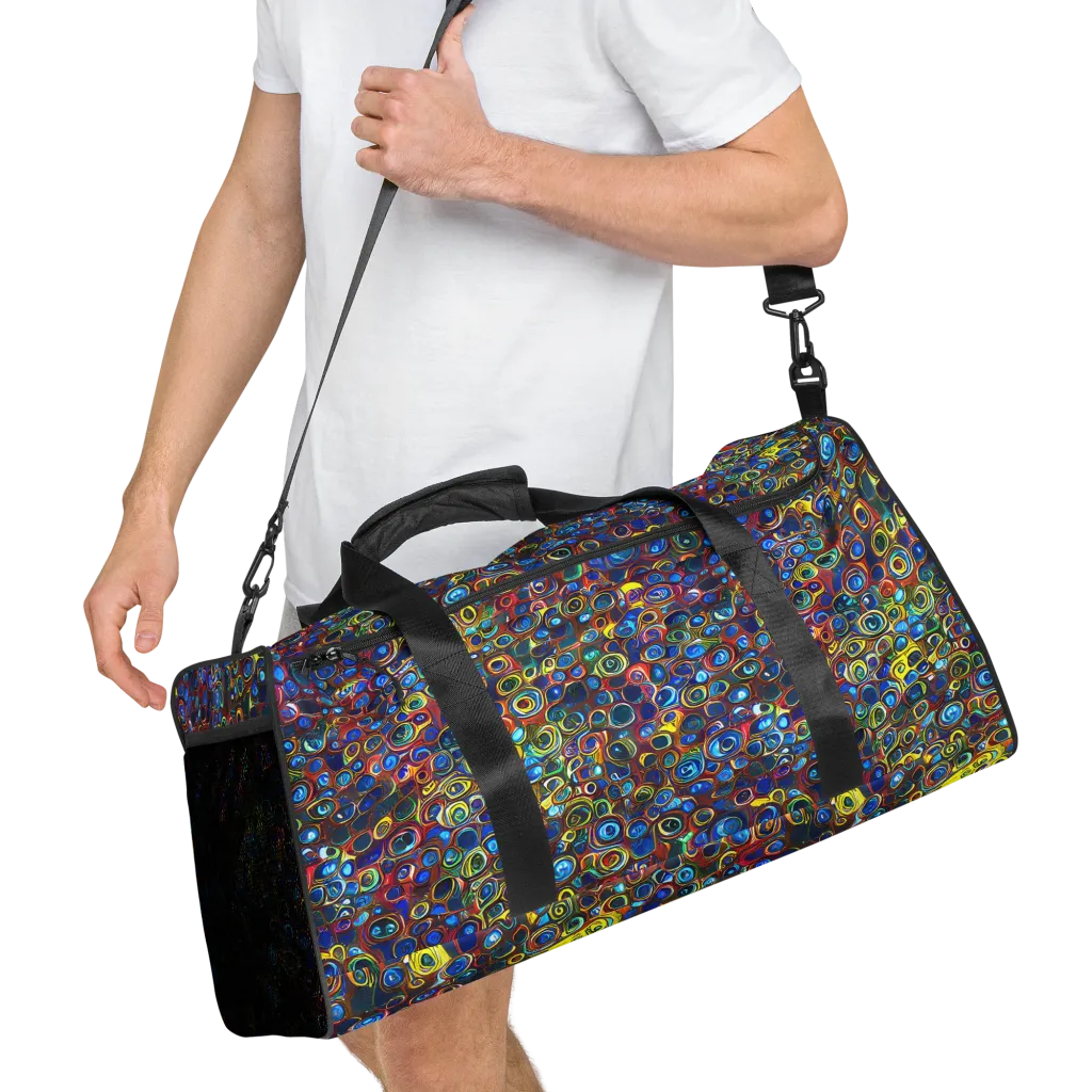 Vortex Mosaic on Duffle Bag — Right Front