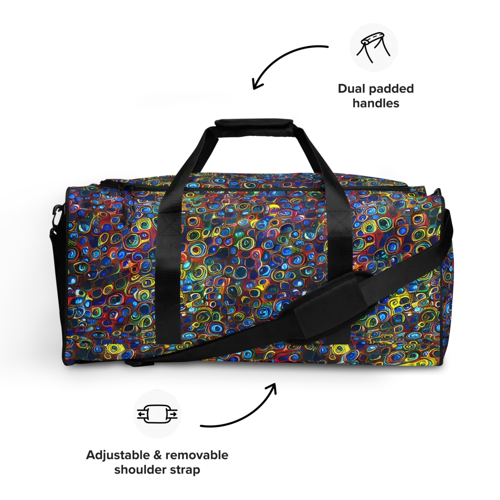 Vortex Mosaic on Duffle Bag — Front