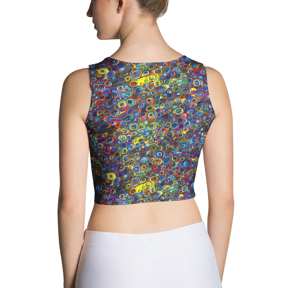 Vortex Mosaic on Crop Top — Back