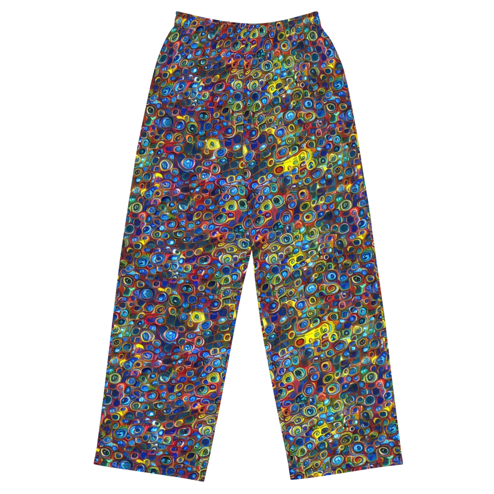 Vortex Mosaic on Wide-Leg Pants — Front