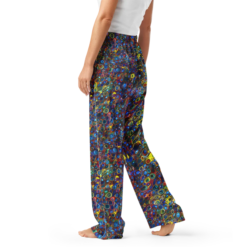 Vortex Mosaic on Women's Pajama Pants — Left