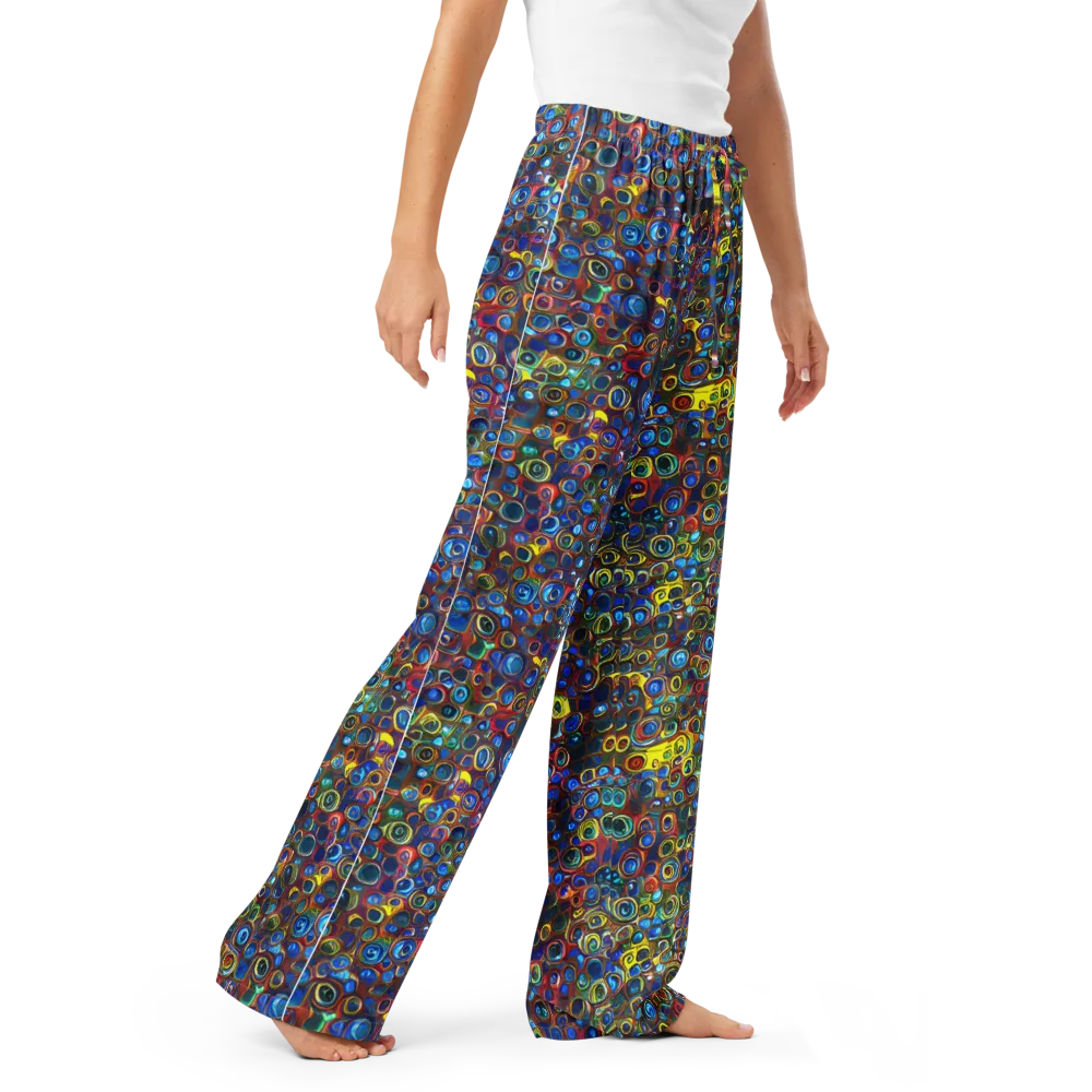 Vortex Mosaic on Women's Pajama Pants — Right Front