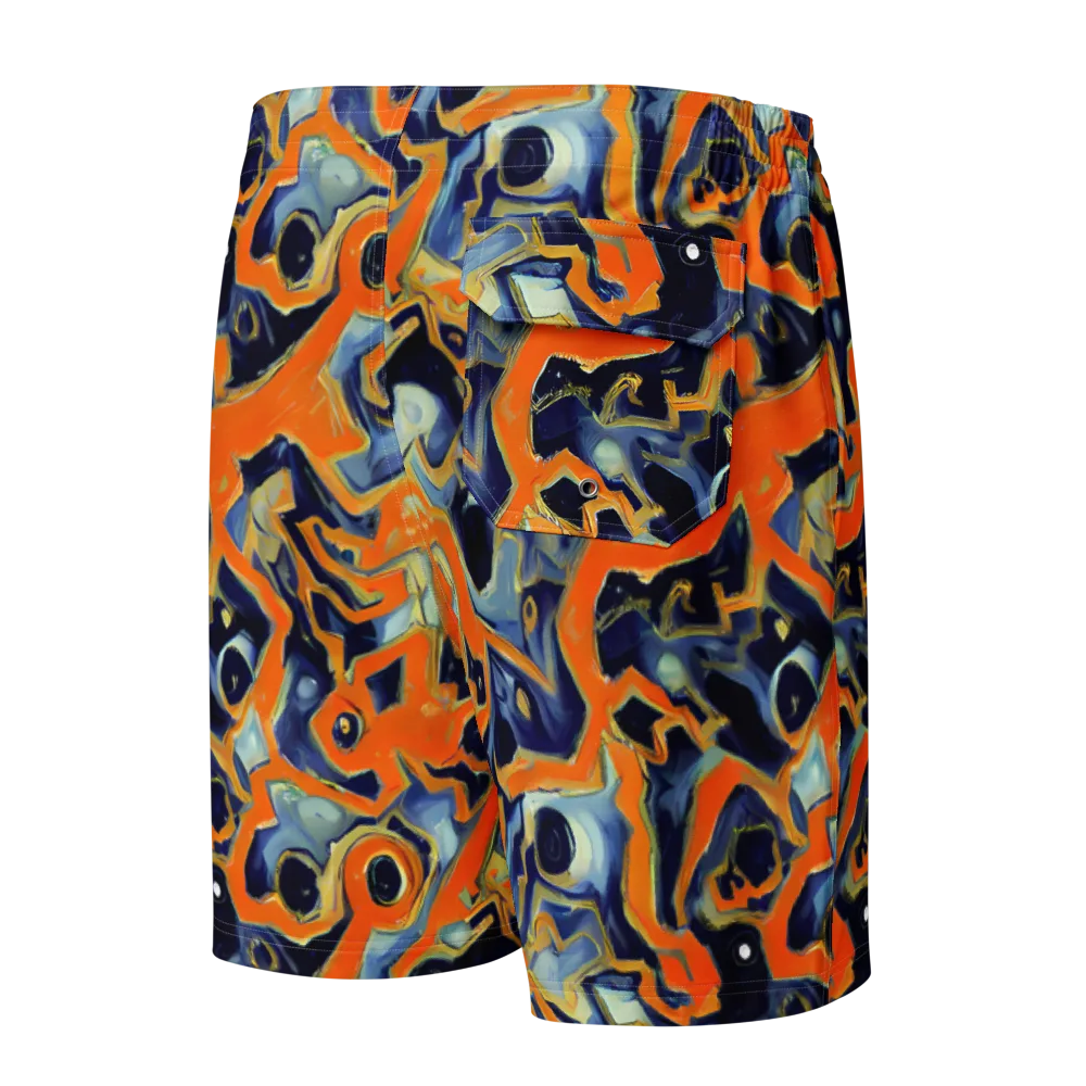Sonic Melt on Men's Board Shorts — Back