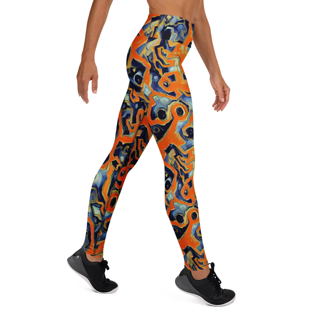 Sonic Melt on Yoga Leggings — Right