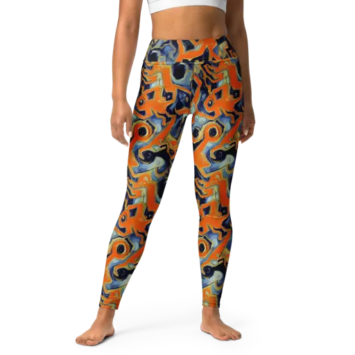 Sonic Melt on a Yoga Leggings