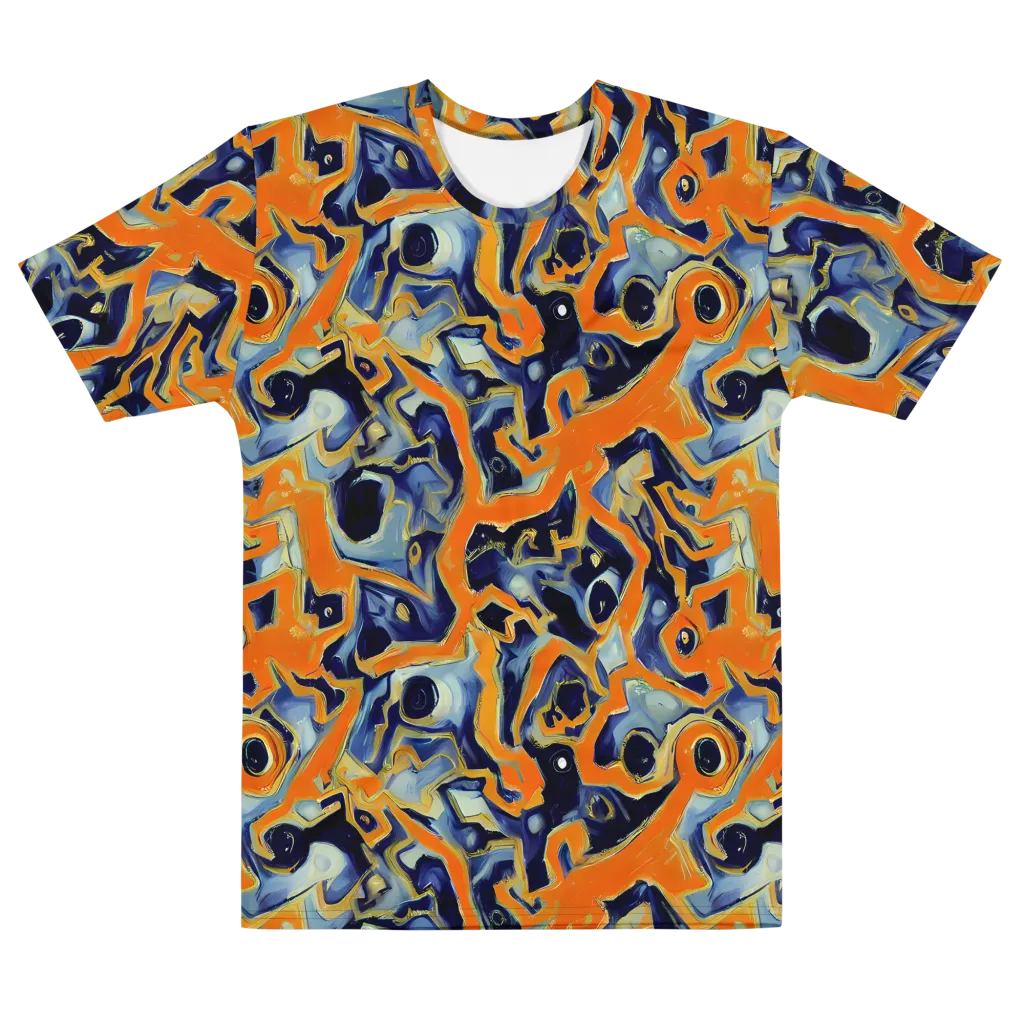 Sonic Melt on Men's Cotton Crew Neck T-Shirt — Front