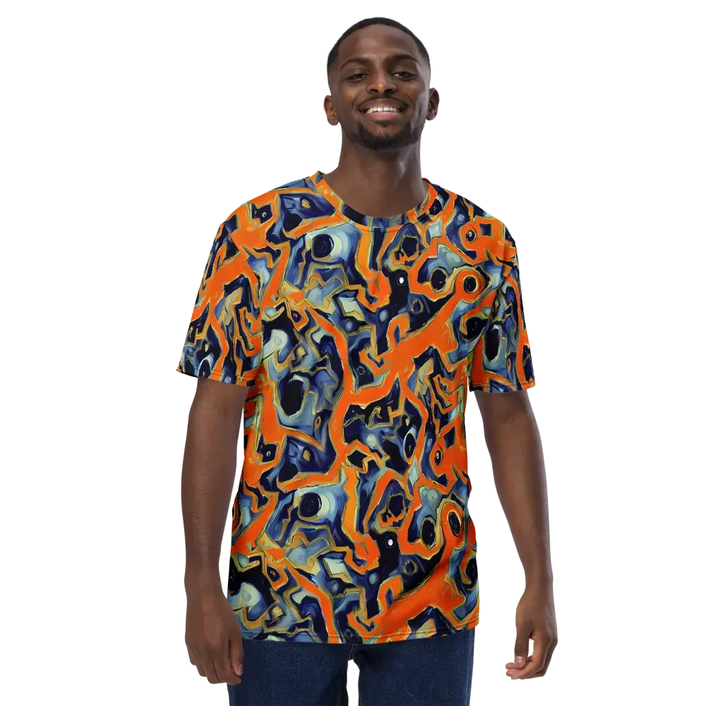 Sonic Melt on Men's Crew Neck T-Shirt — Front