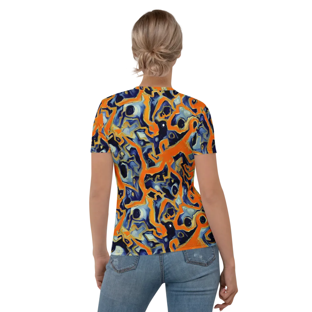 Sonic Melt on Women's Crew Neck T-Shirt — Back