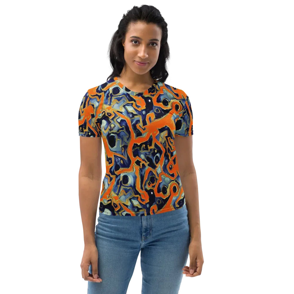 Sonic Melt on Women's Crew Neck T-Shirt — Front