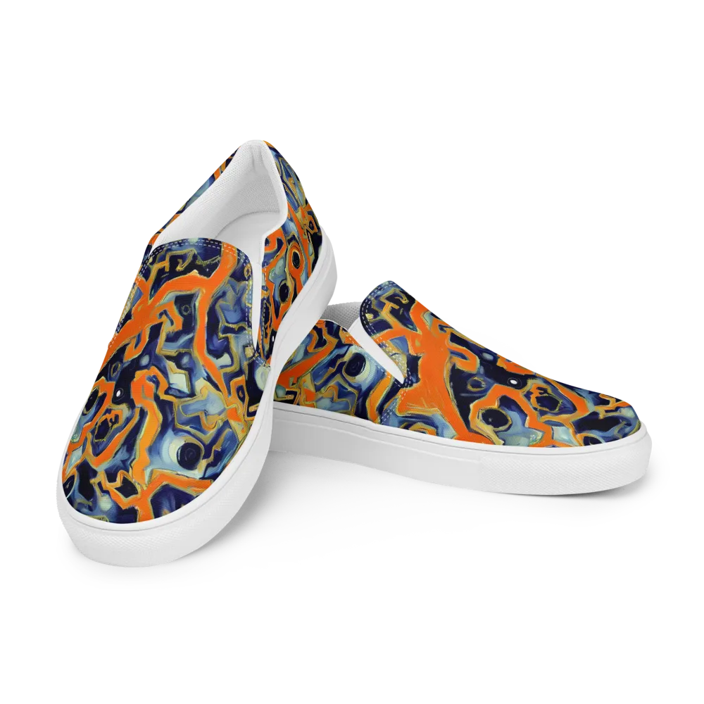 Sonic Melt on Men's Slip-On Canvas Shoes — Left Front