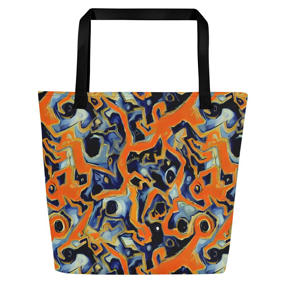 Sonic Melt on Large Tote Bag W/ Pocket — Front