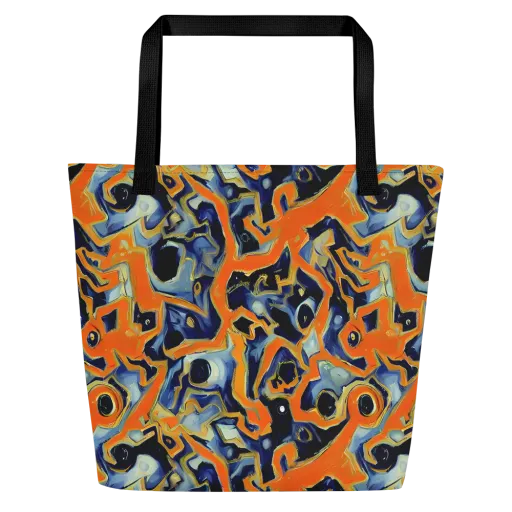Sonic Melt on a Large Tote Bag W/ Pocket