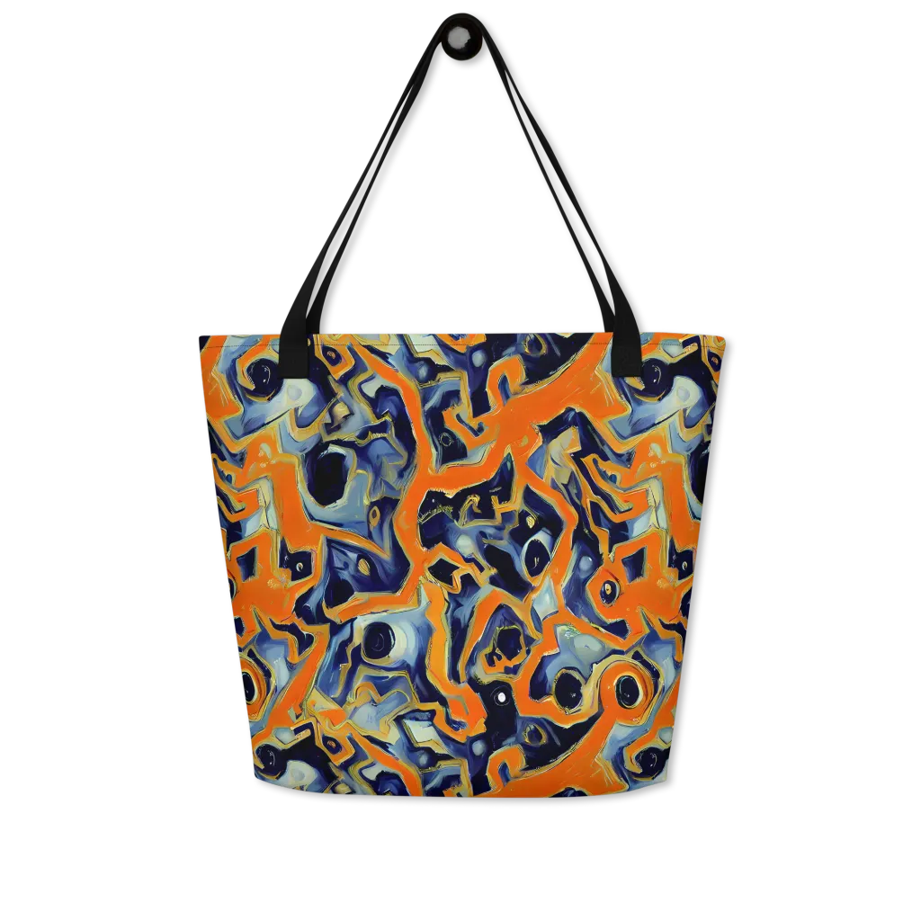 Sonic Melt on Large Tote Bag W/ Pocket — Front