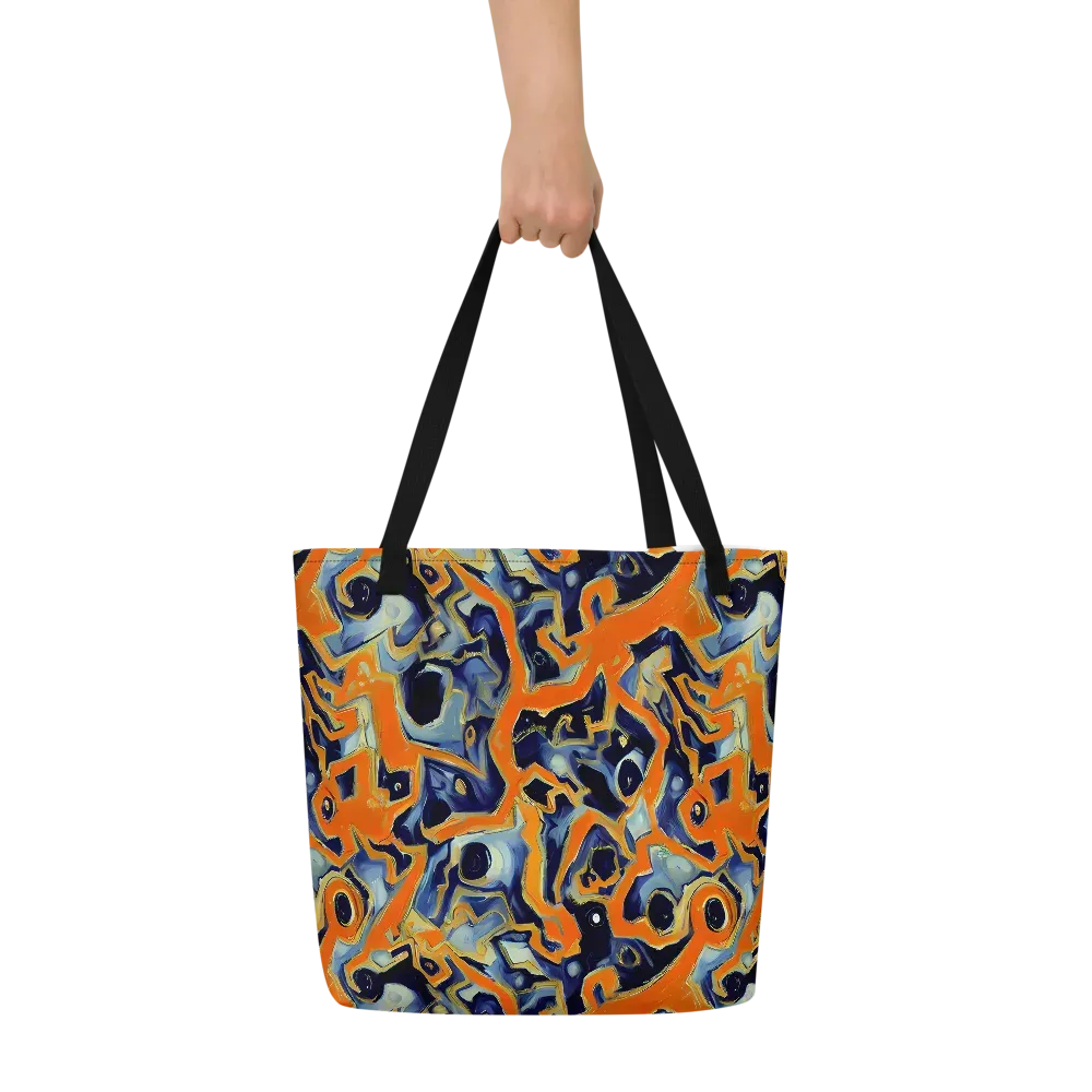 Sonic Melt on Large Tote Bag W/ Pocket — Front