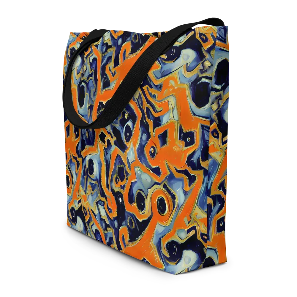Sonic Melt on Large Tote Bag W/ Pocket — Front