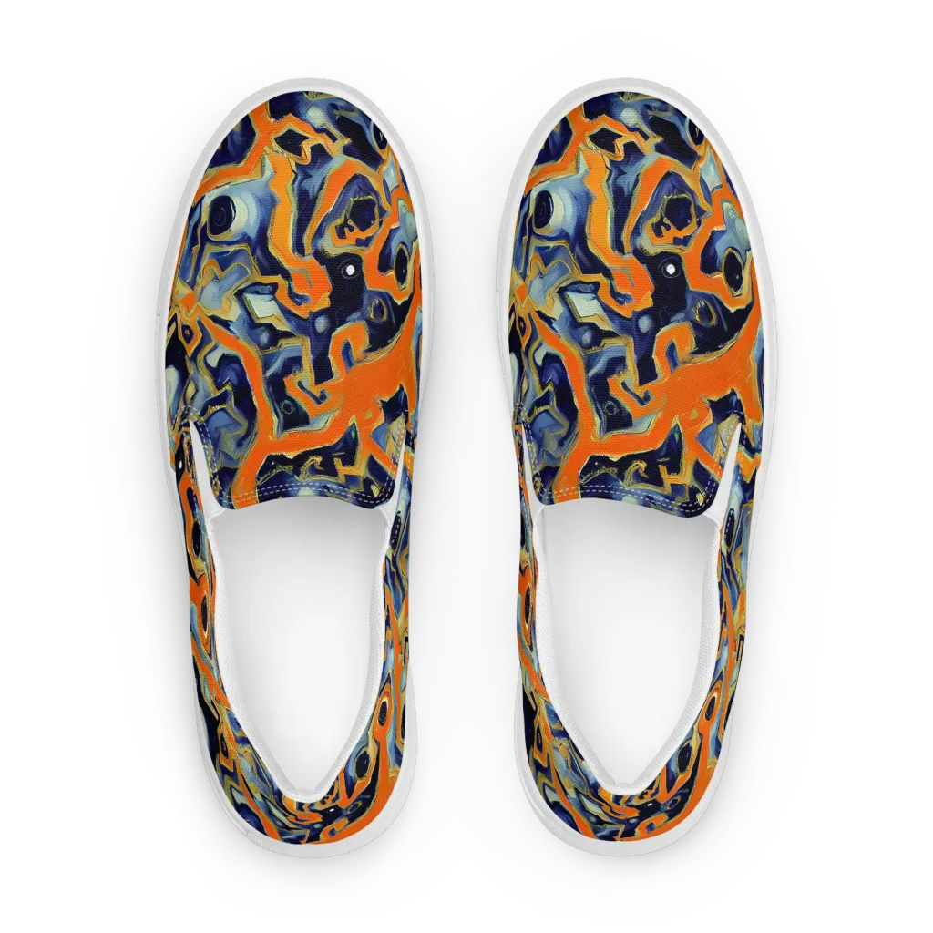Sonic Melt on Women's Slip-On Canvas Shoes — Front
