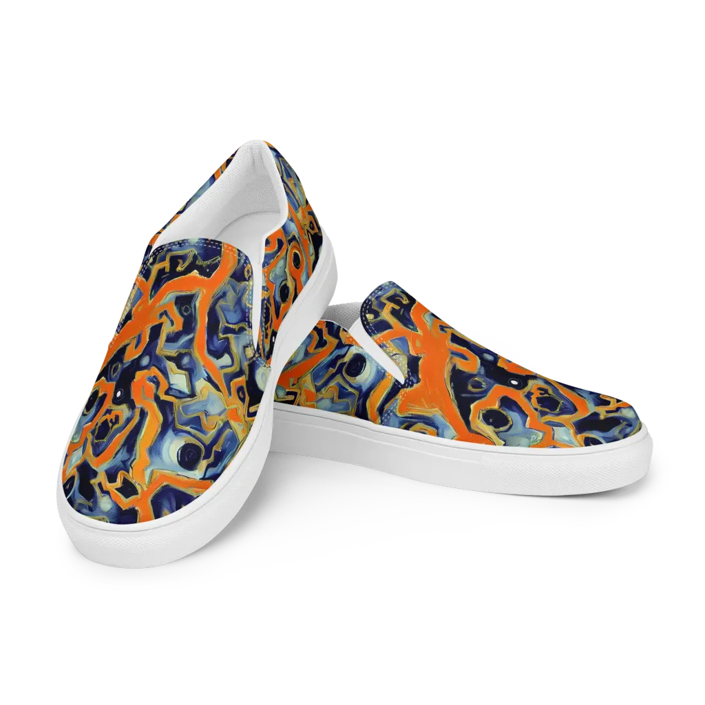 Sonic Melt on Women's Slip-On Canvas Shoes — Left Front
