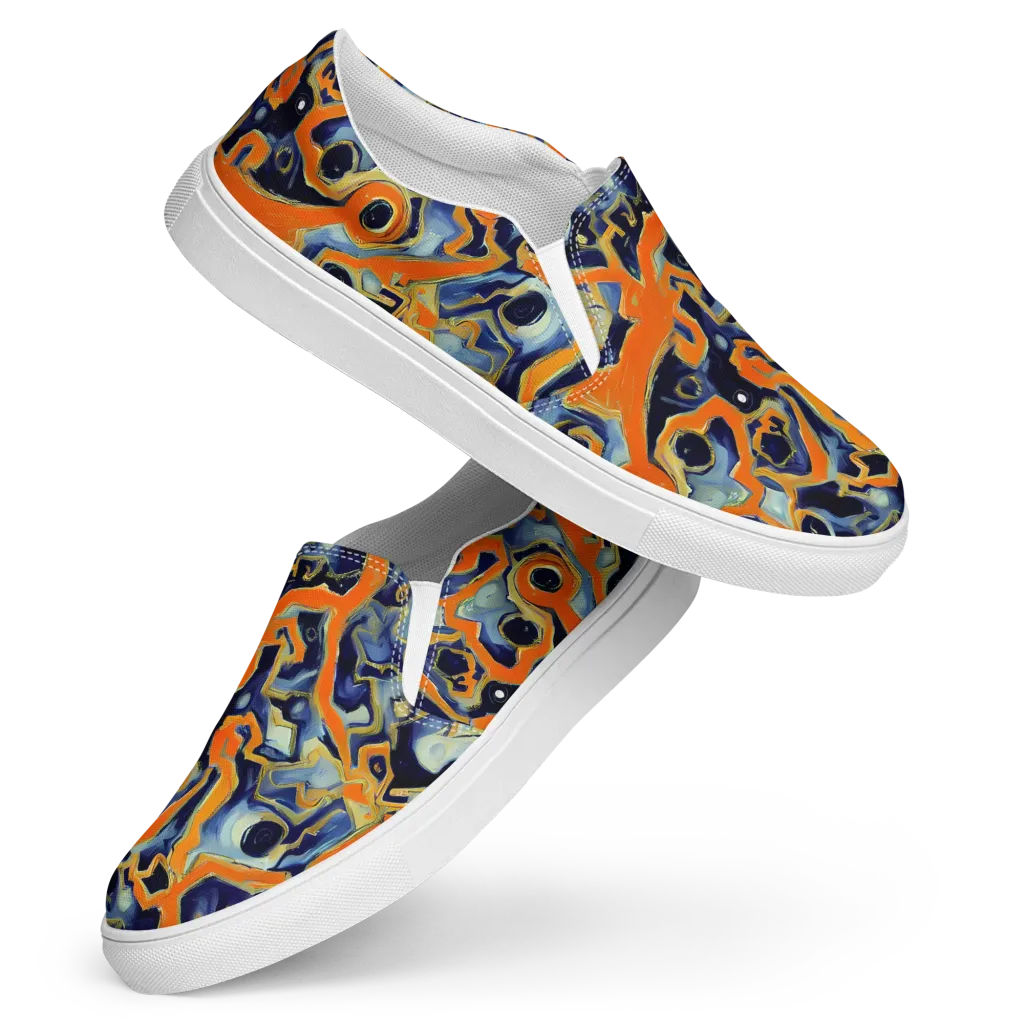 Sonic Melt on Women's Slip-On Canvas Shoes — Front
