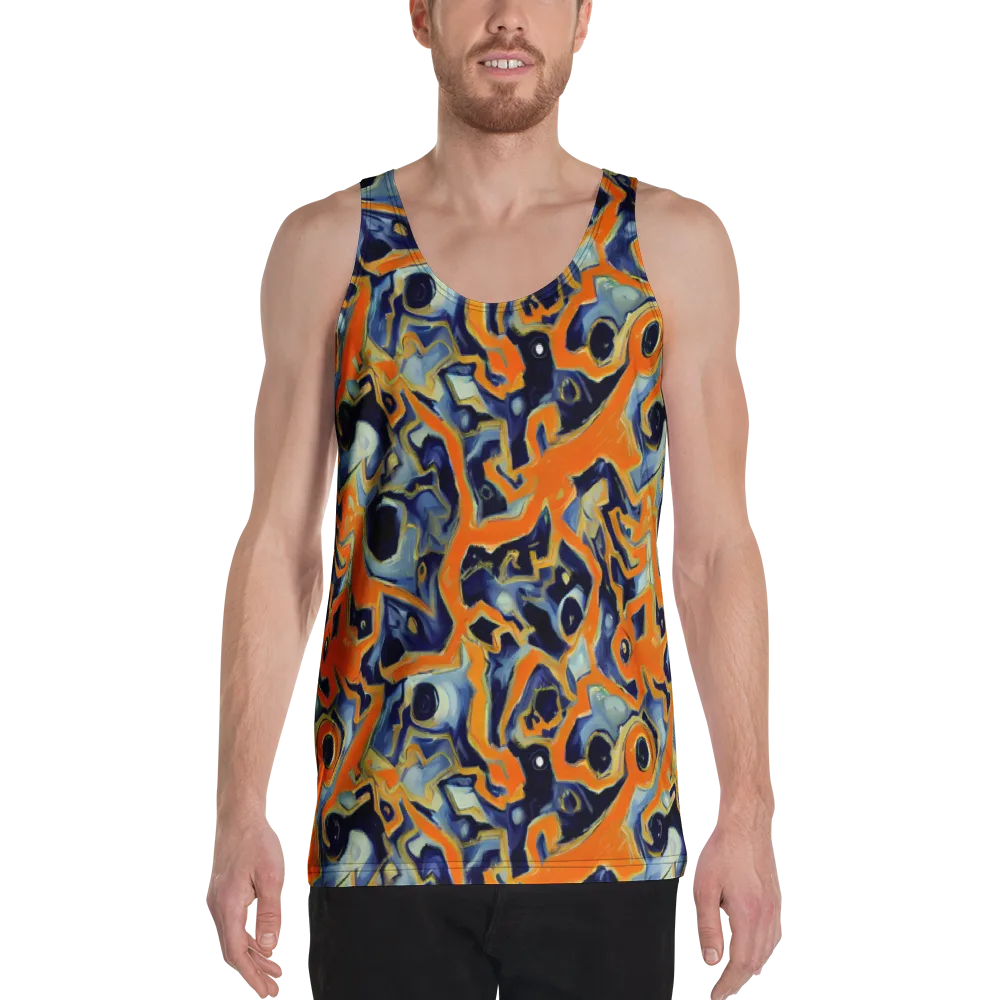 Sonic Melt on Men's Tank Top — Front