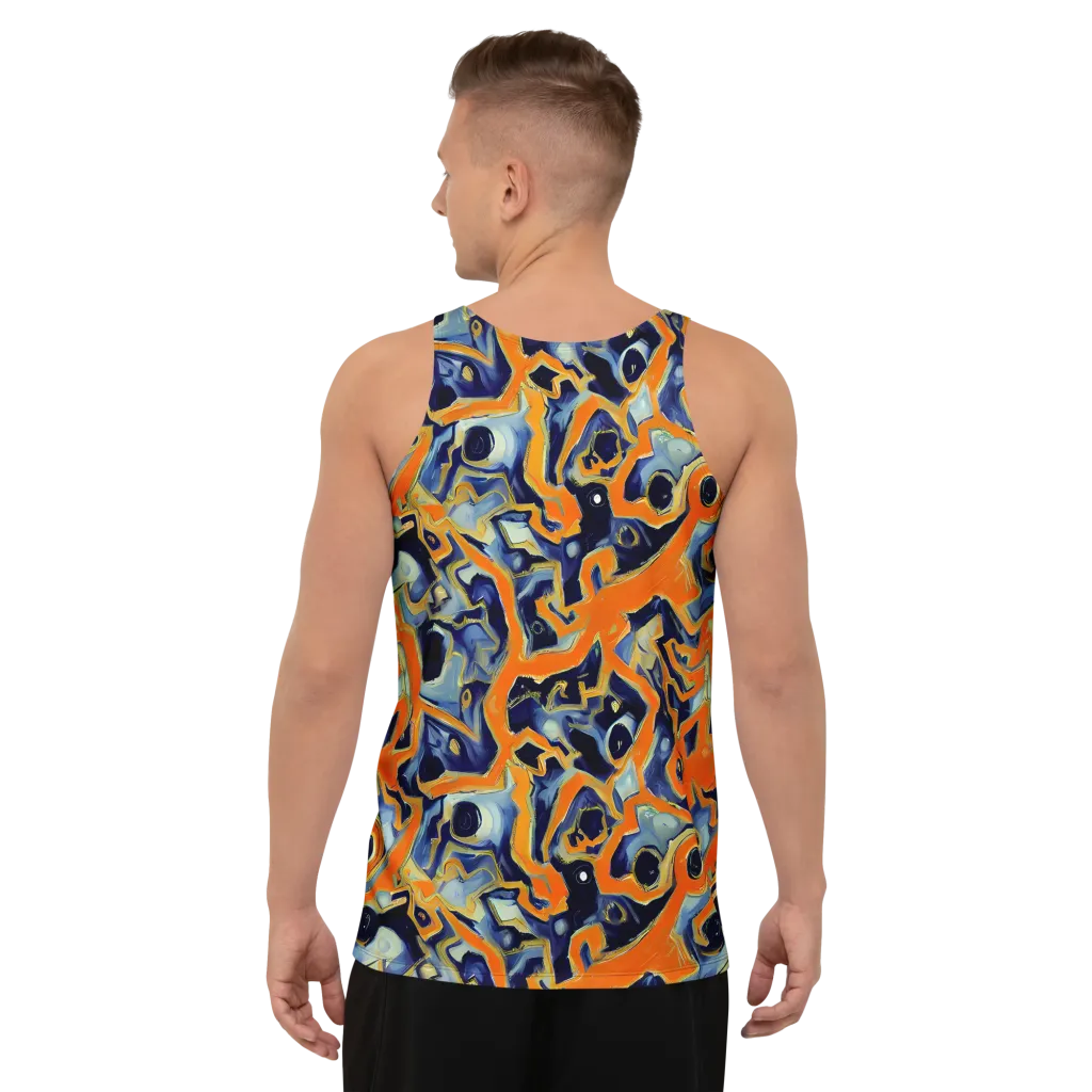 Sonic Melt on Men's Tank Top — Back