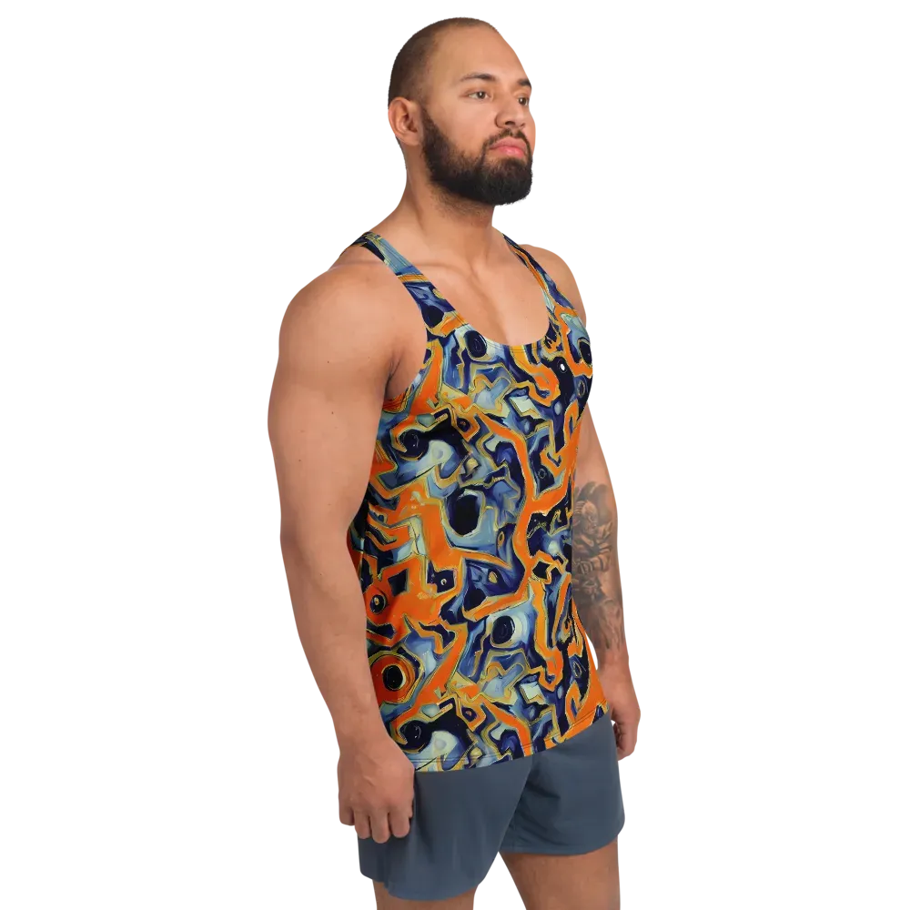 Sonic Melt on Men's Tank Top — Right Front
