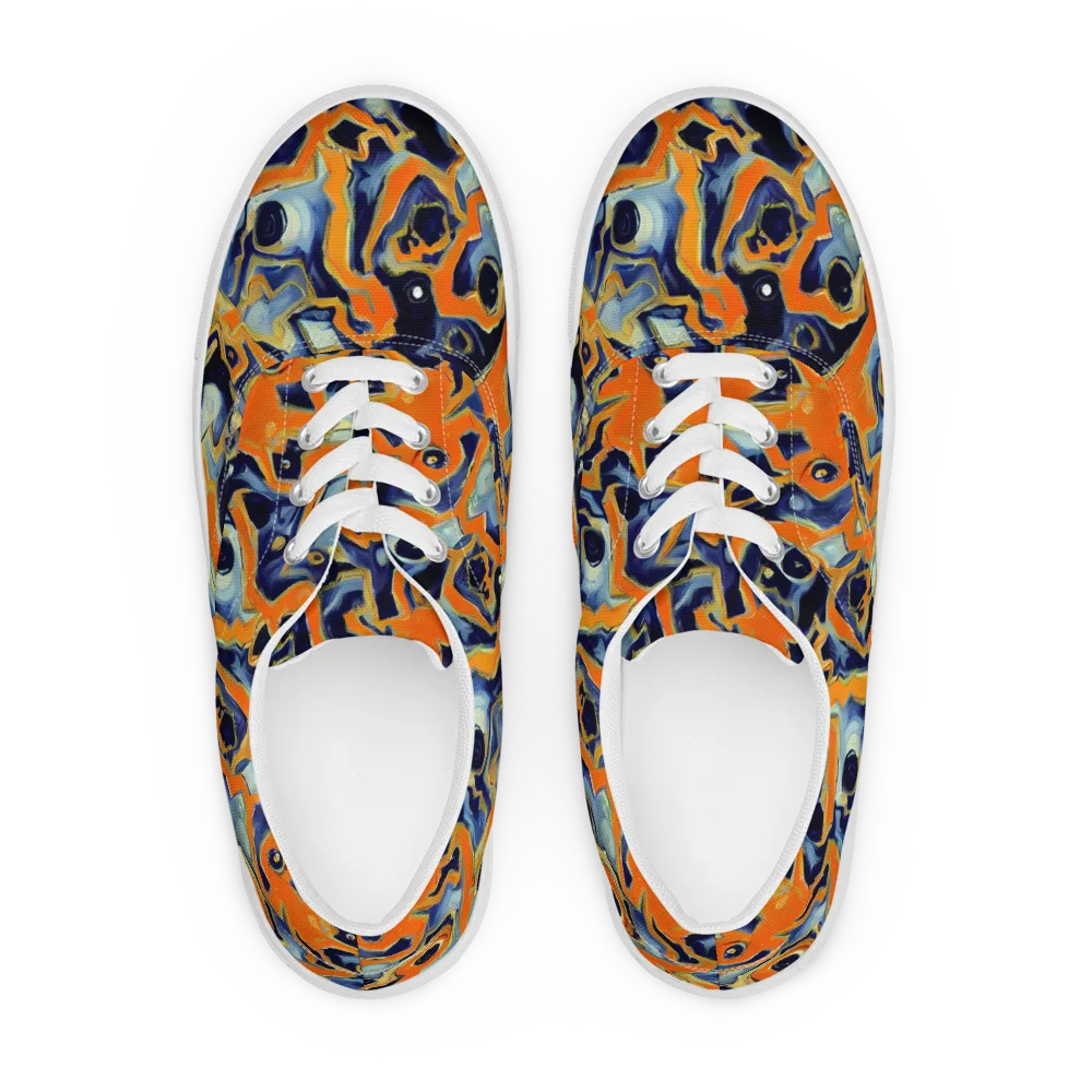 Sonic Melt on Men's Lace-Up Canvas Shoes — Front