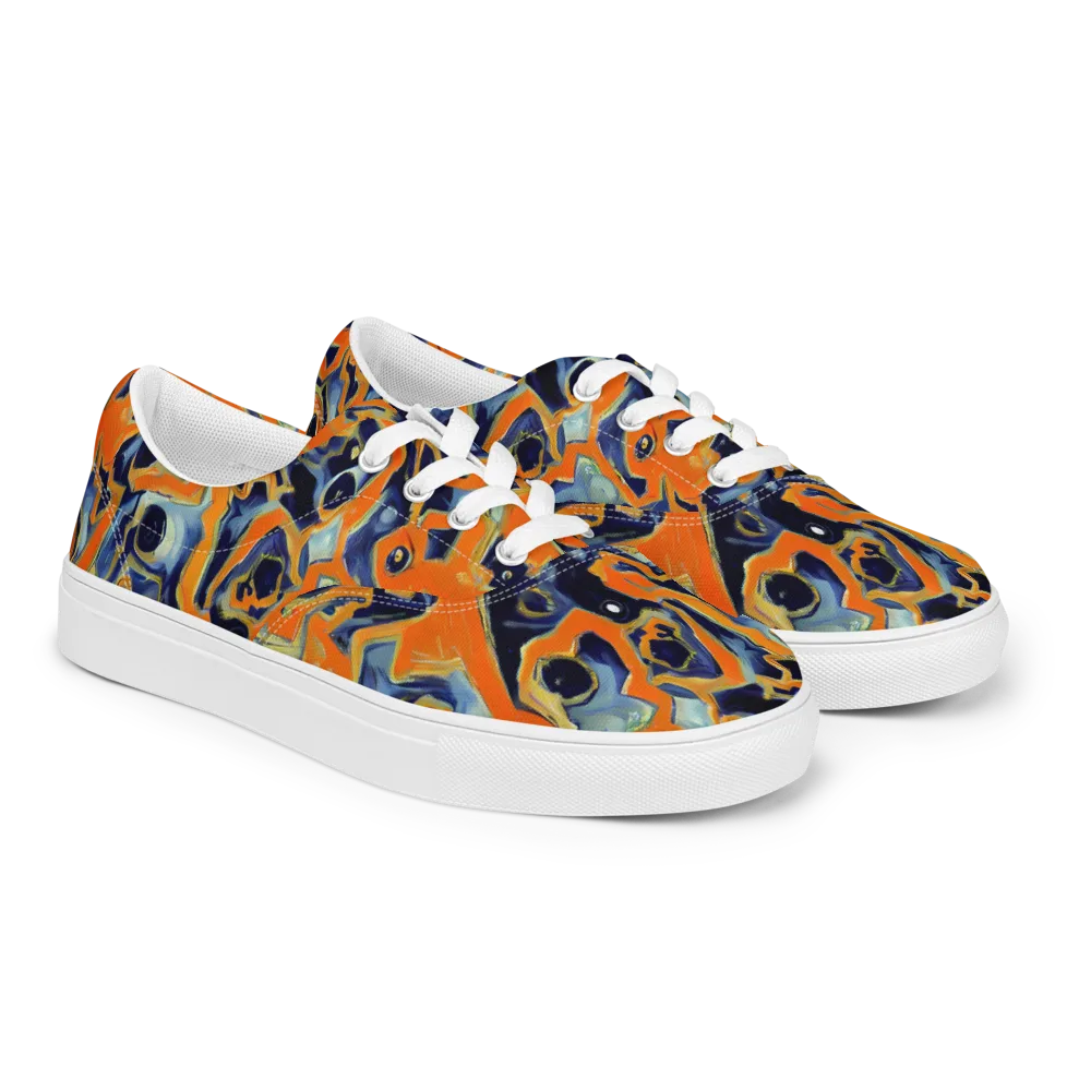 Sonic Melt on Men's Lace-Up Canvas Shoes — Right Front