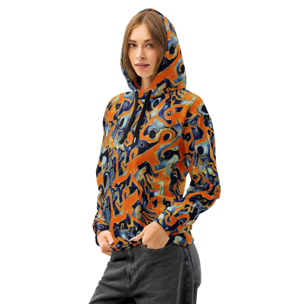 Sonic Melt on Cotton Hoodie — Left Front