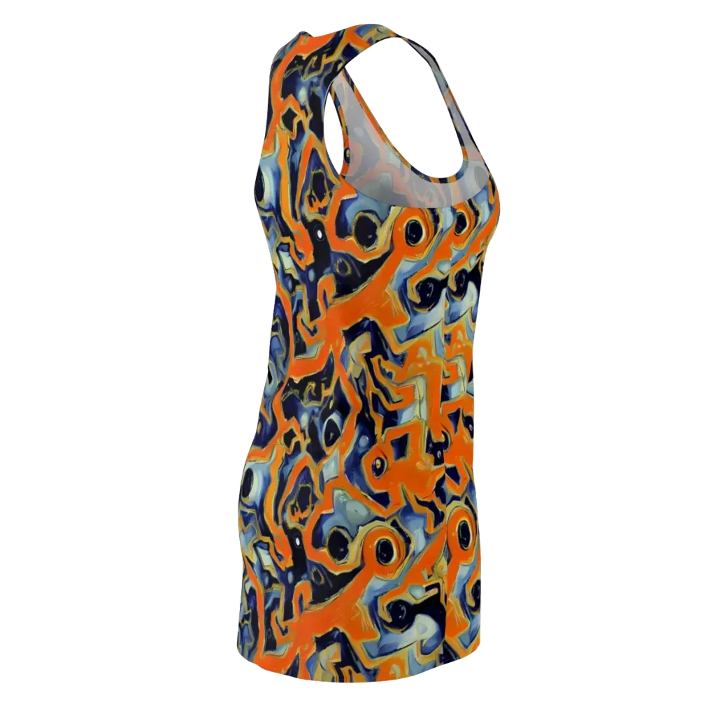 Sonic Melt on Racerback Dress — Back Side