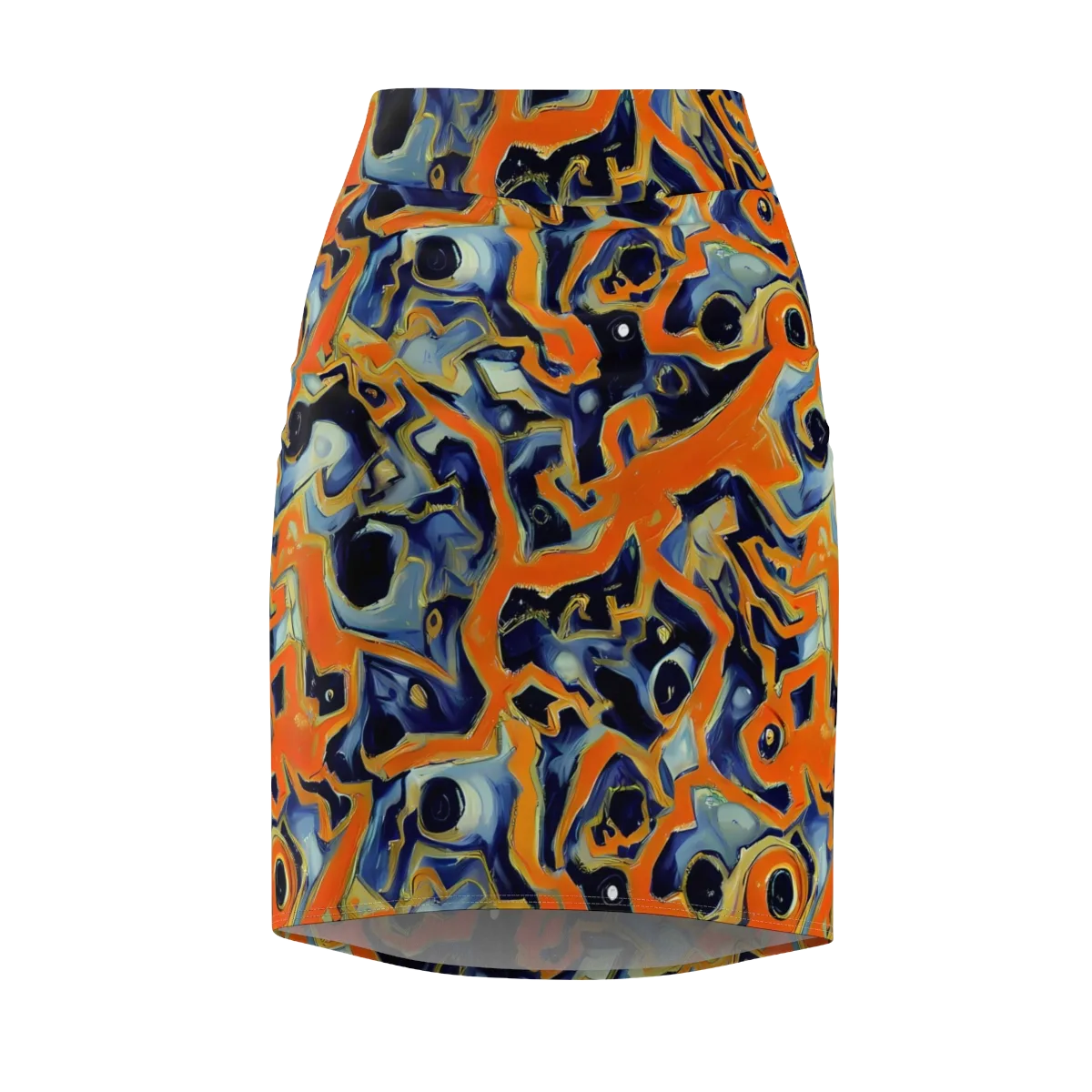 Sonic Melt on Pencil Skirt — Front