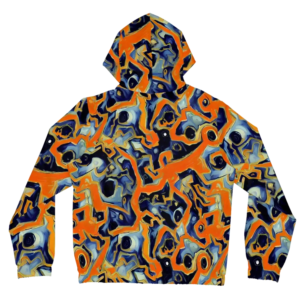 Sonic Melt on Women's Full-Zip Hoodie — Back
