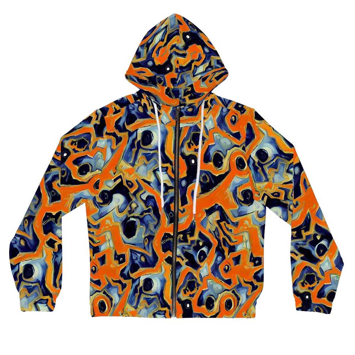 Sonic Melt on Women's Full-Zip Hoodie — Front