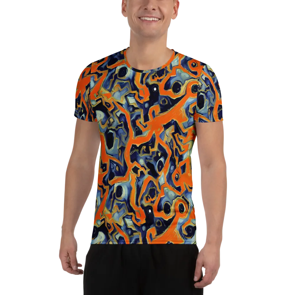 Sonic Melt on Men's Athletic T-Shirt — Front