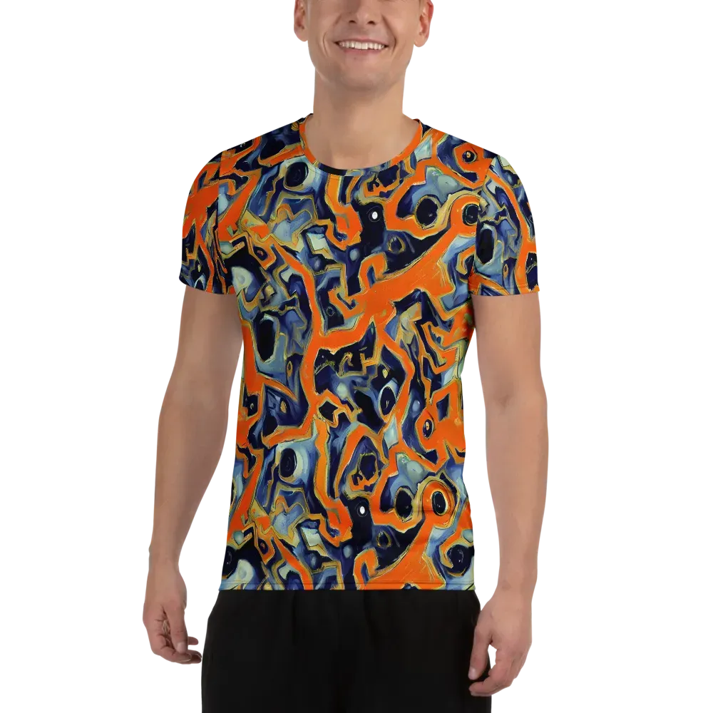 Sonic Melt on Men's Athletic T-Shirt — Front
