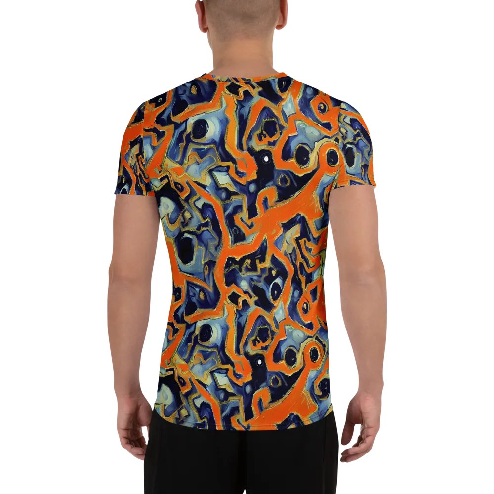 Sonic Melt on Men's Athletic T-Shirt — Back