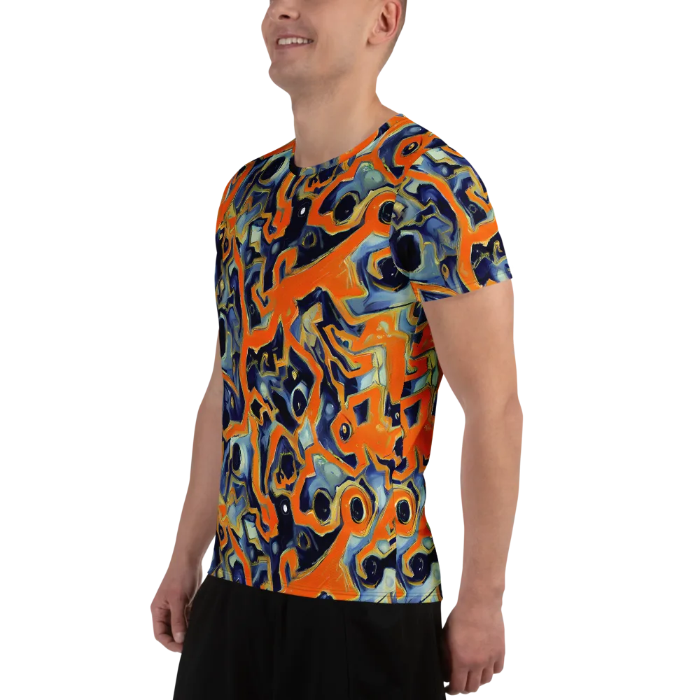 Sonic Melt on Men's Athletic T-Shirt — Left