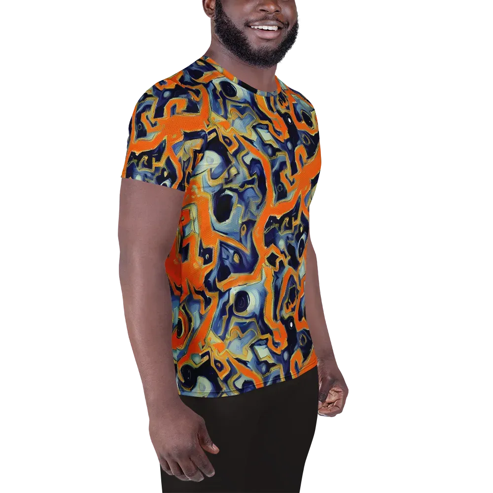 Sonic Melt on Men's Athletic T-Shirt — Right
