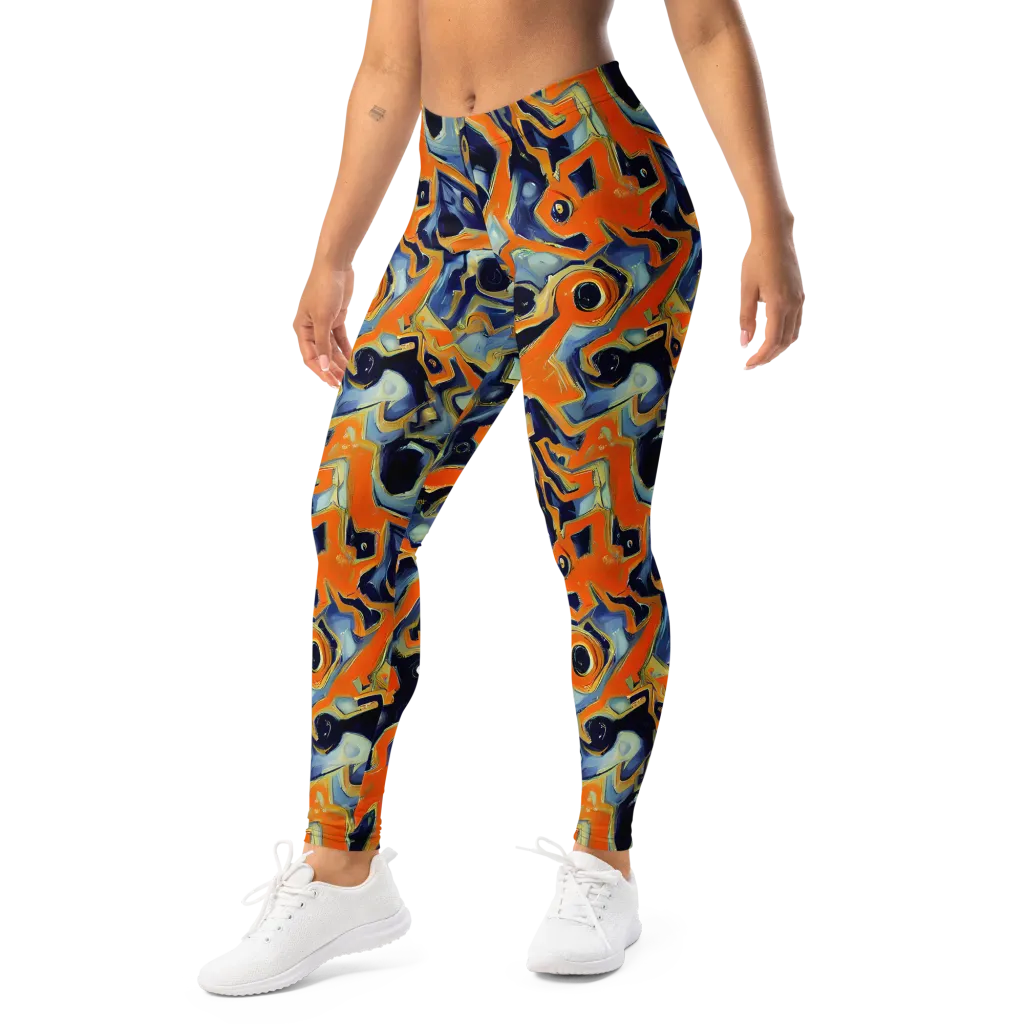 Sonic Melt on Leggings — Left Front