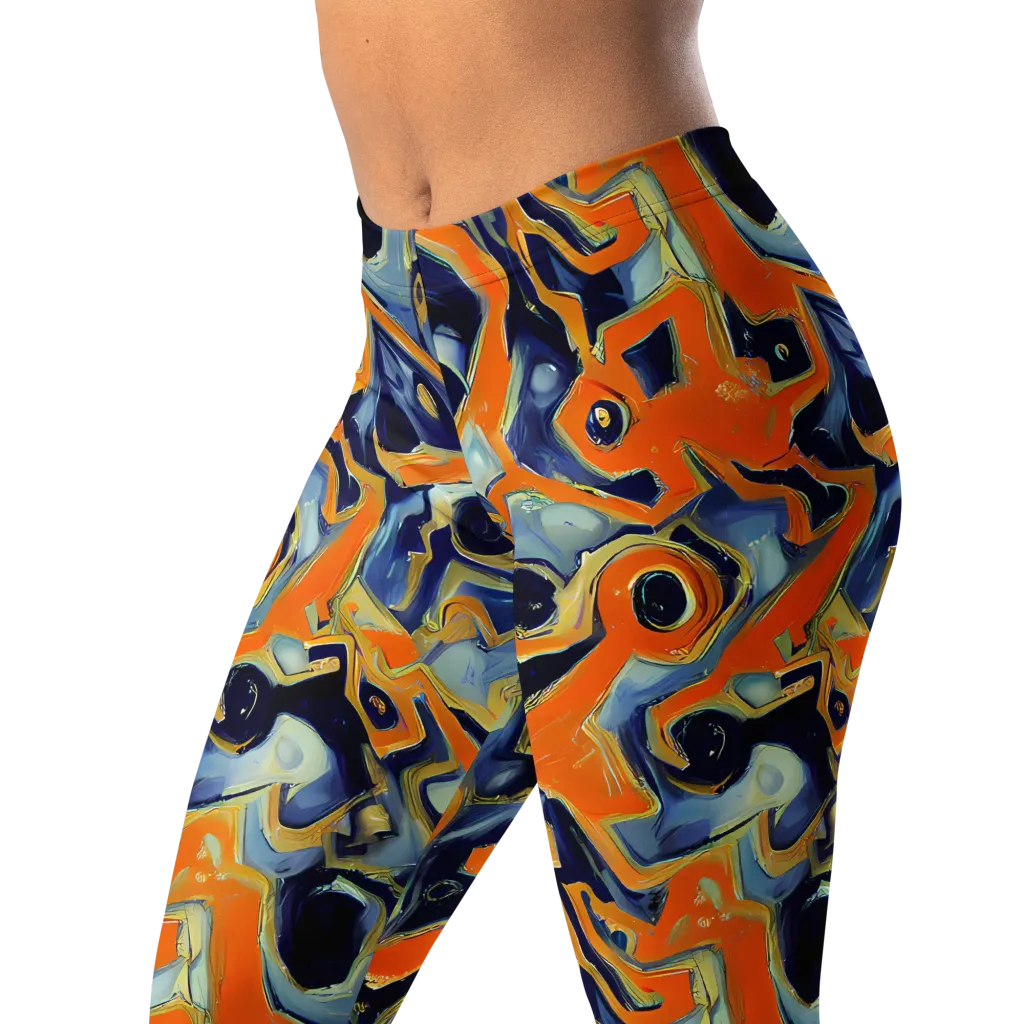 Sonic Melt on Leggings — Left Front