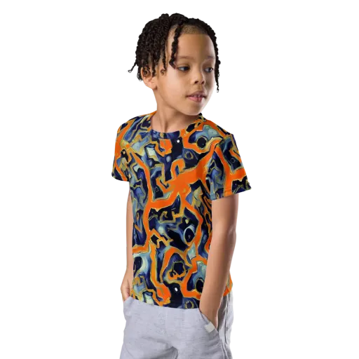 Sonic Melt on a Kids Crew Neck T-Shirt