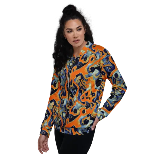Sonic Melt on a Bomber Jacket