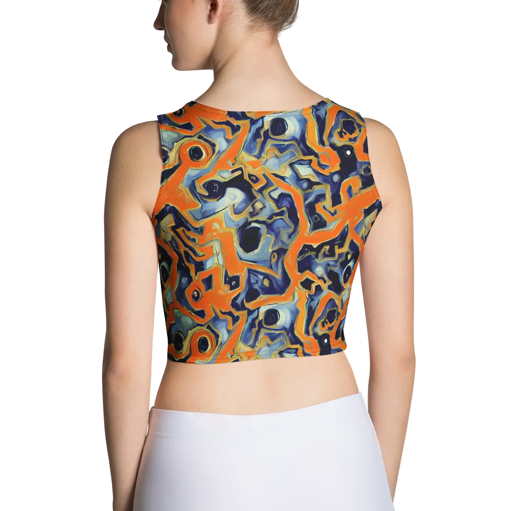Sonic Melt on Crop Top — Back