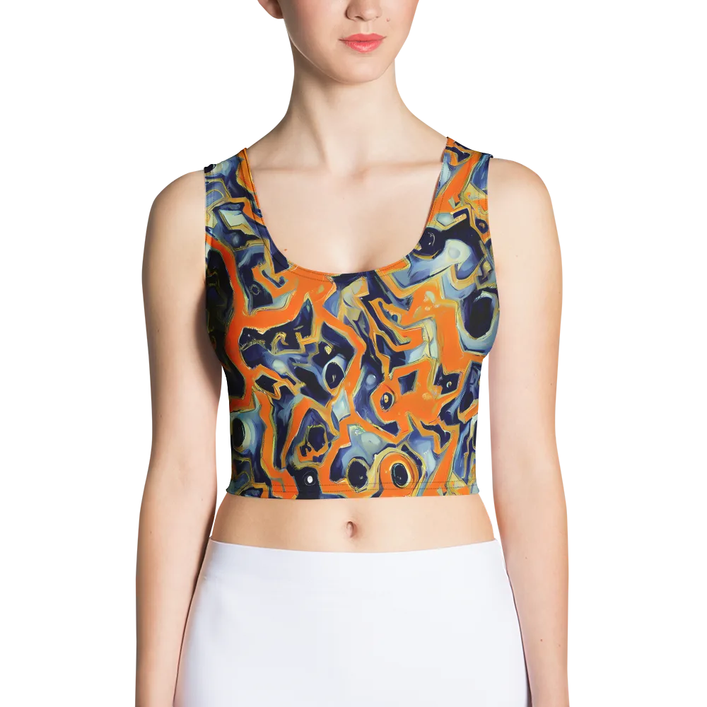 Sonic Melt on Crop Top — Front