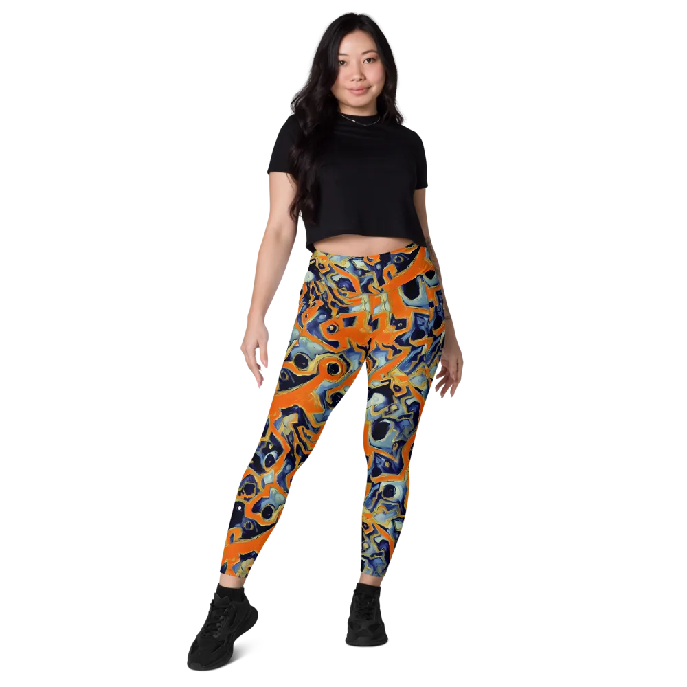 Sonic Melt on Leggings with Pockets — Front
