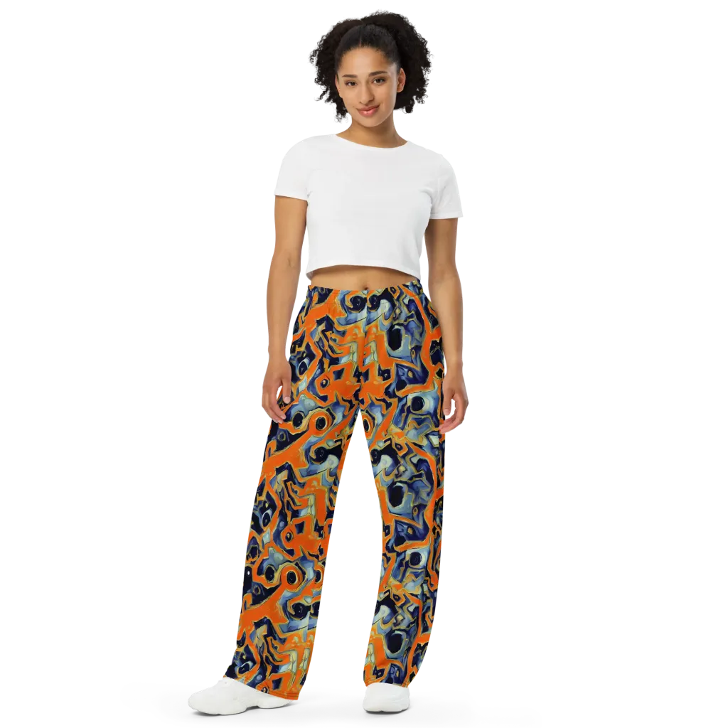 Sonic Melt on Wide-Leg Pants — Front