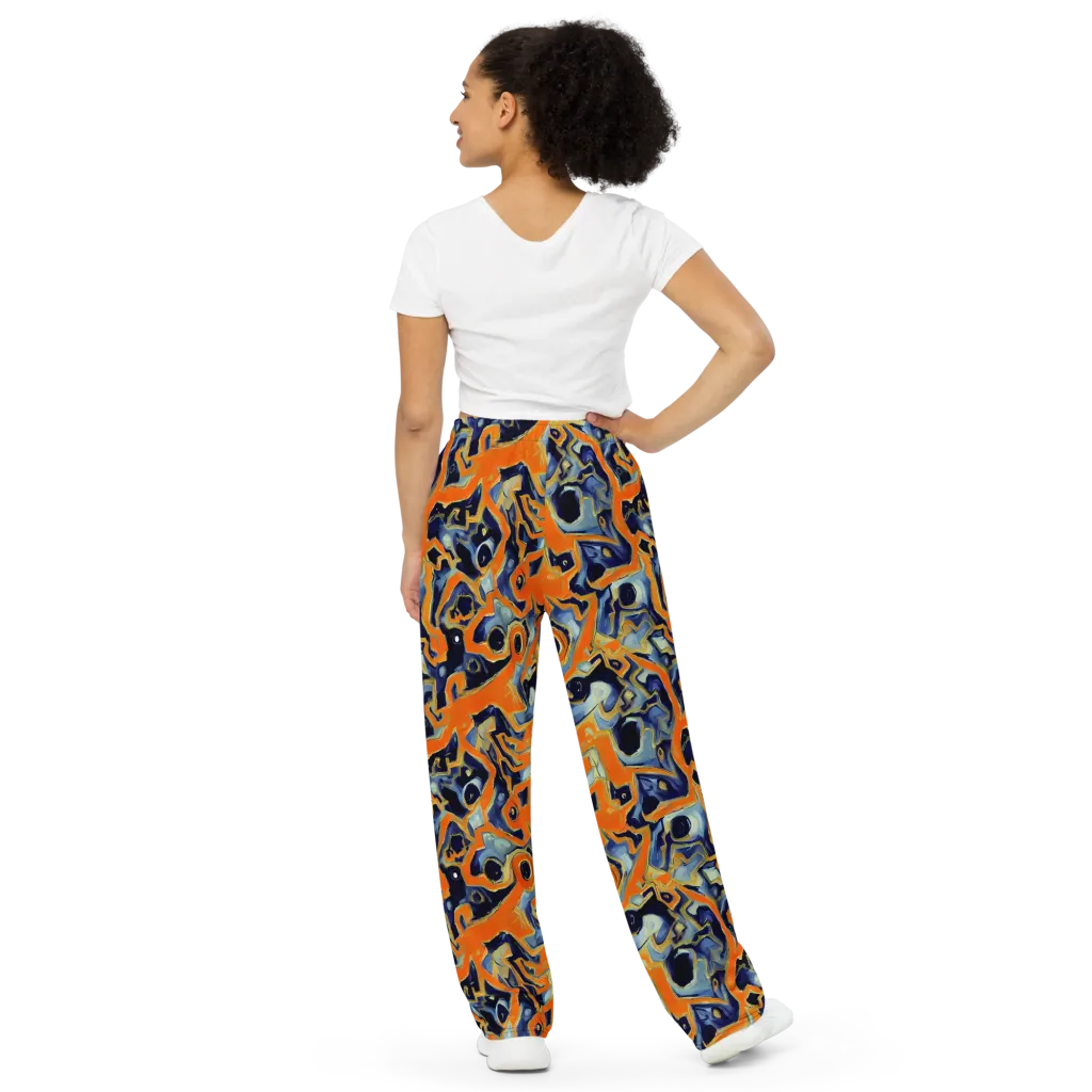 Sonic Melt on Wide-Leg Pants — Back