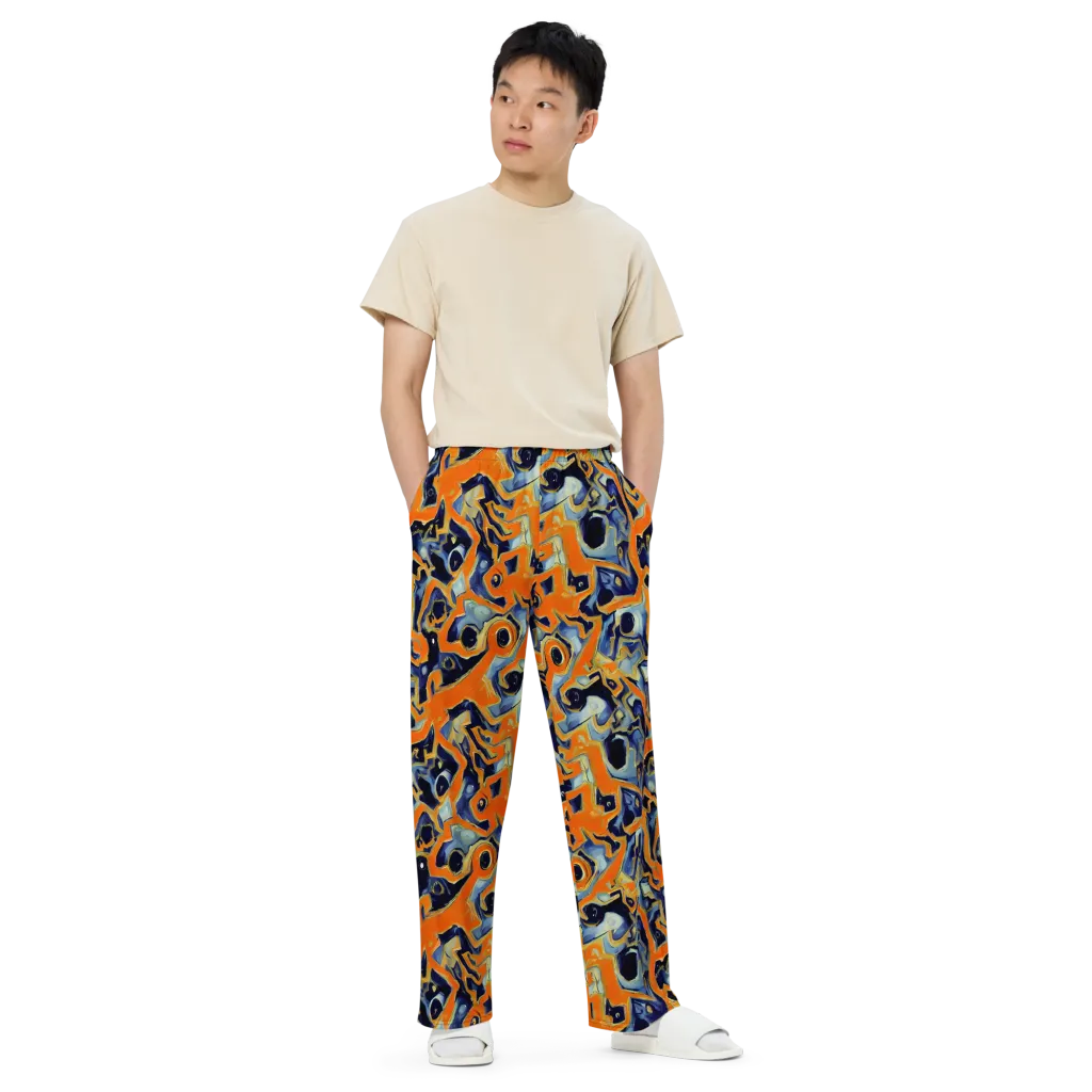 Sonic Melt on Wide-Leg Pants — Front