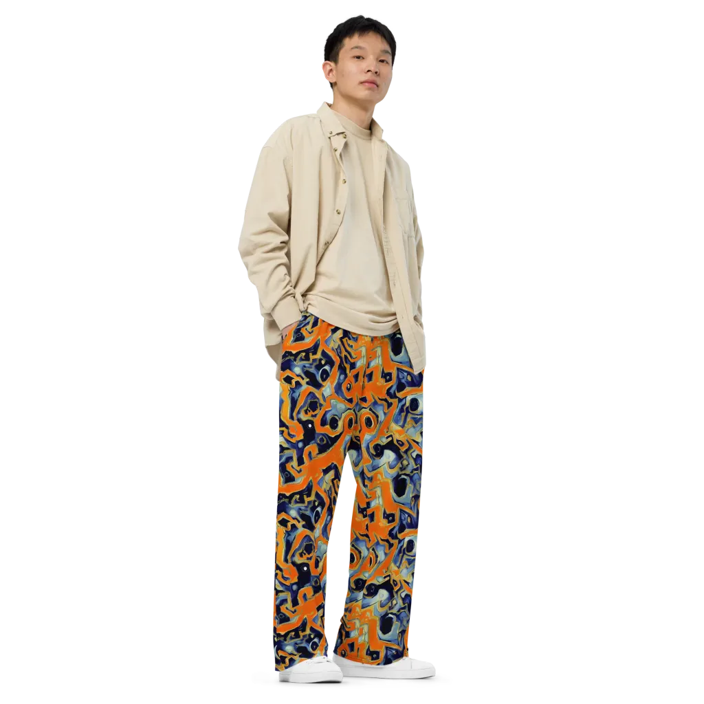 Sonic Melt on Wide-Leg Pants — Right Front