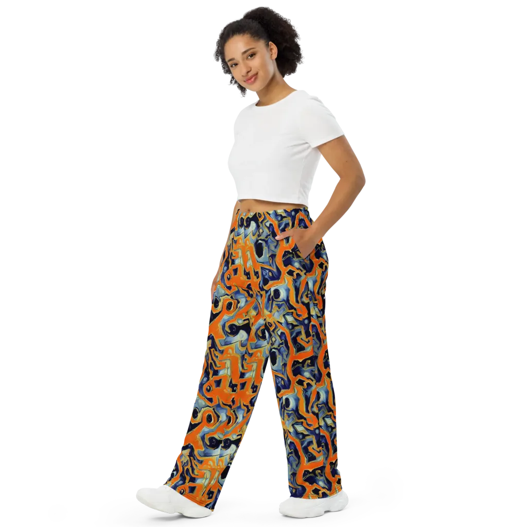 Sonic Melt on Wide-Leg Pants — Left Front